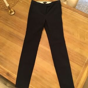 J. Crew Skinny Pants, Dark Navy Stretch, Size 0